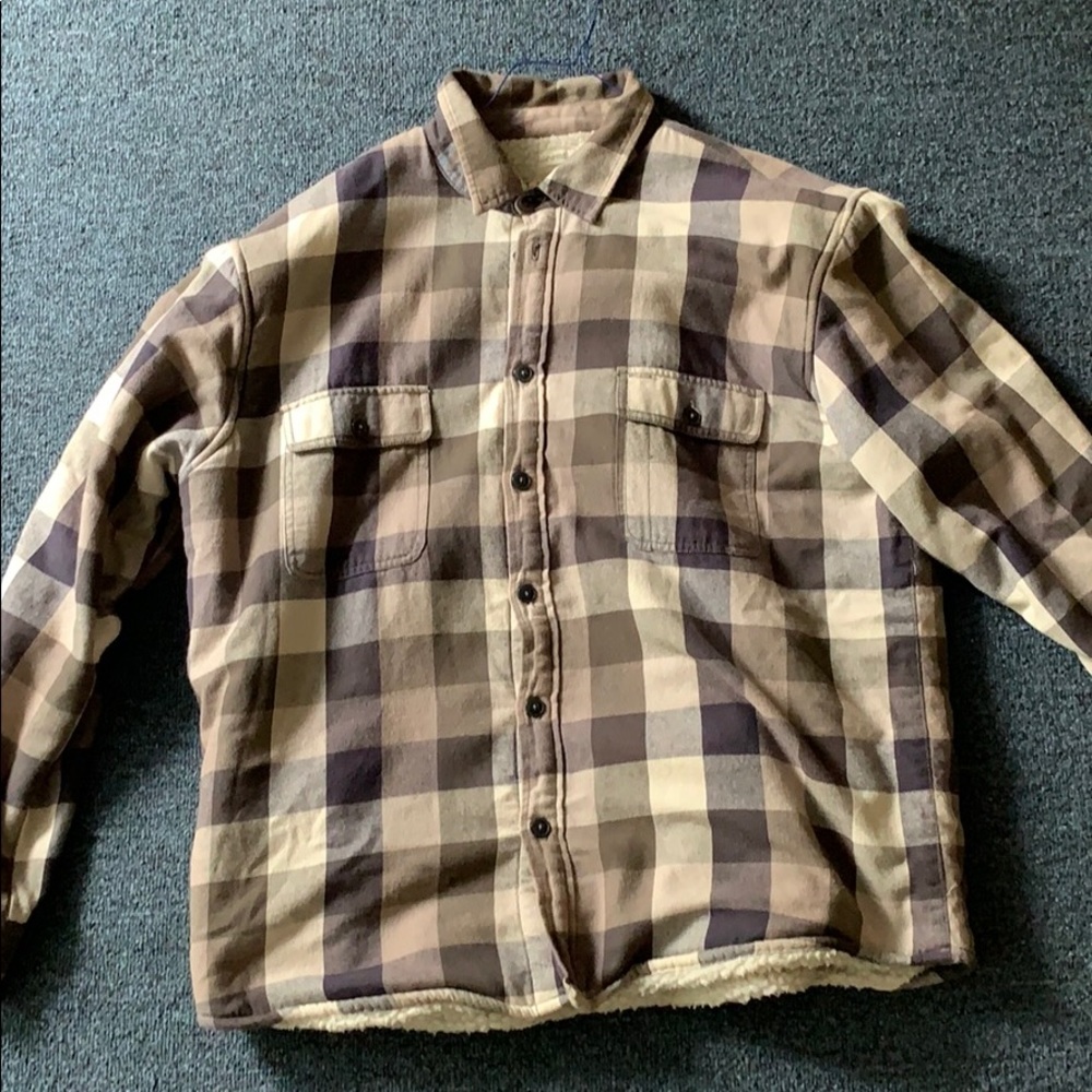 XL jcrew wool flannel